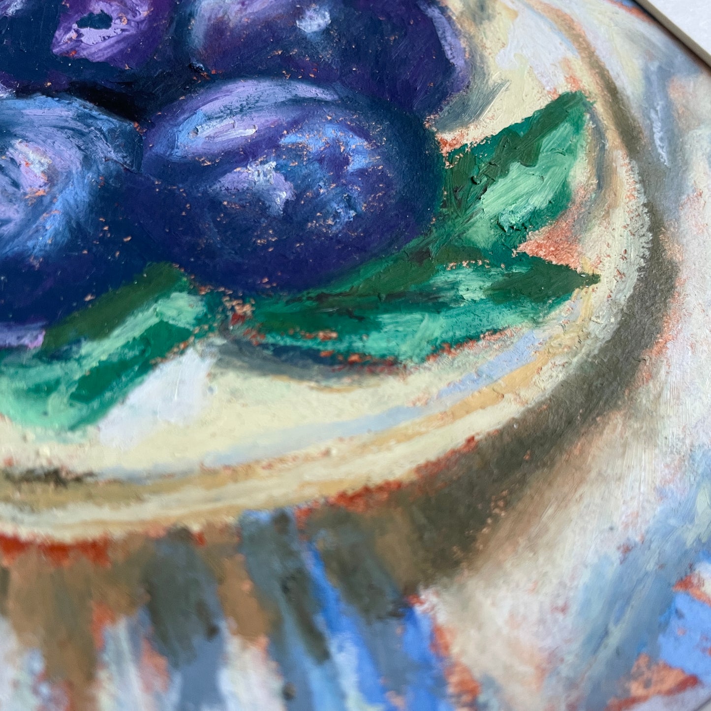 Plums on Plate