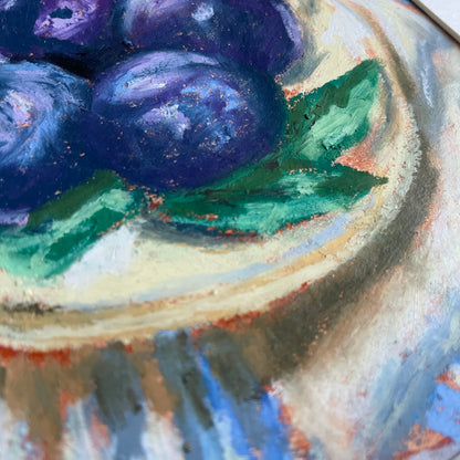 Plums on Plate